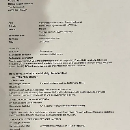 Апартаменты Maijala Toholampi